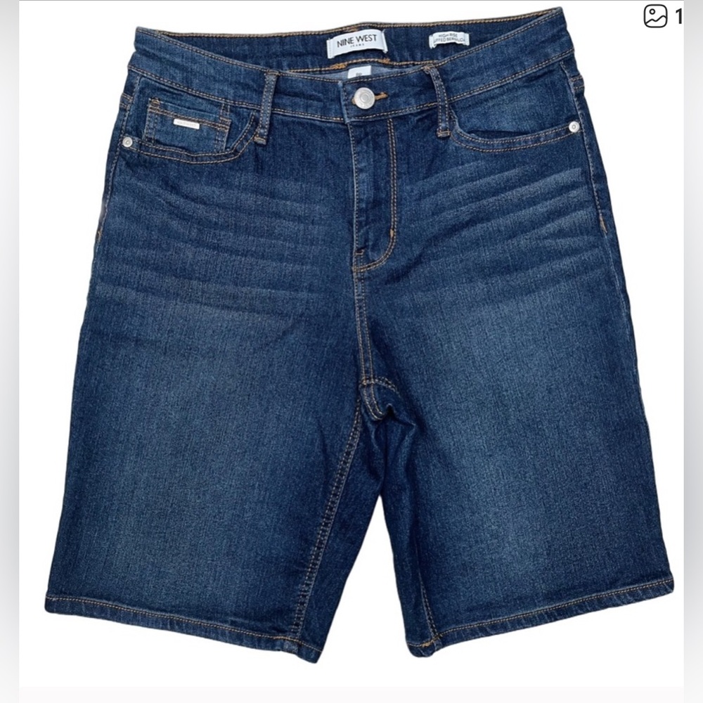 Nine West Women’s Dark Blue Denim Shorts